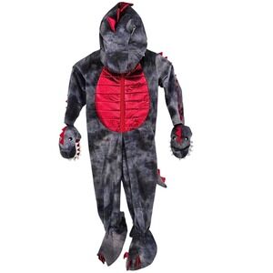 Ministry of‎ Rascals 4T Gray Red Full Body Dragon Halloween Costume